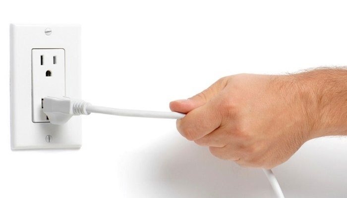 ngắt nguồn điện