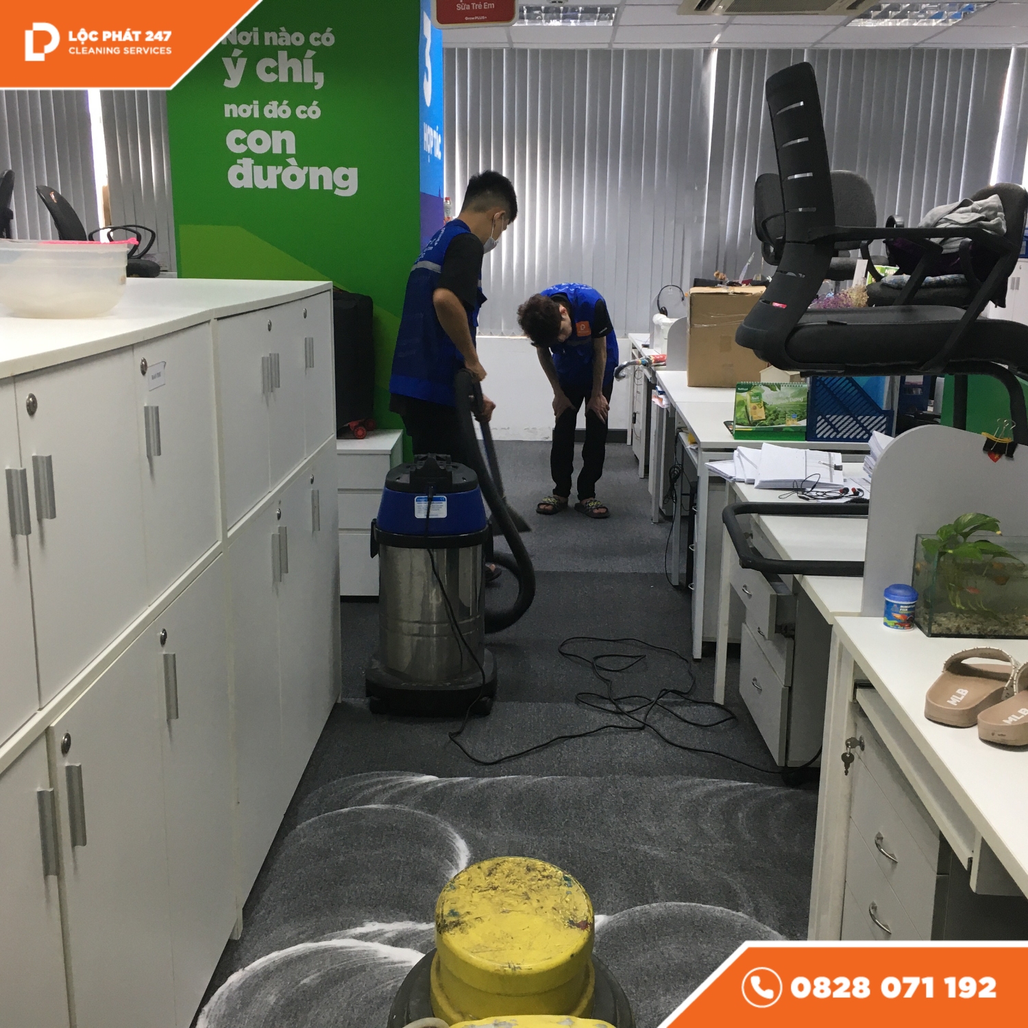 vệ sinh thảm ngập nước