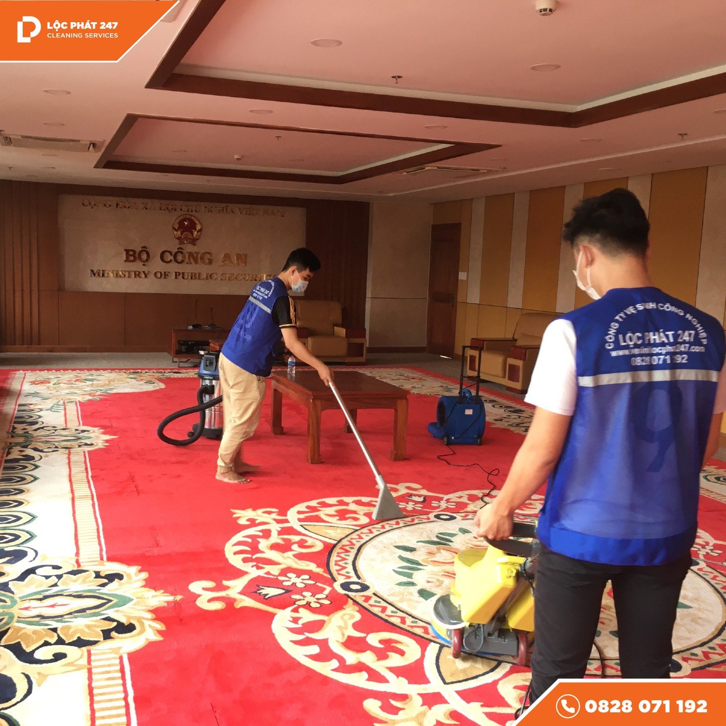 dịch vụ giặt thảm văn phòng