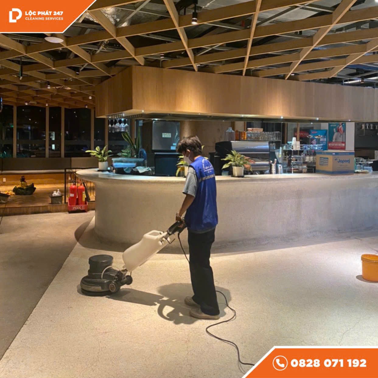 dịch vụ chà sàn công nghiệp